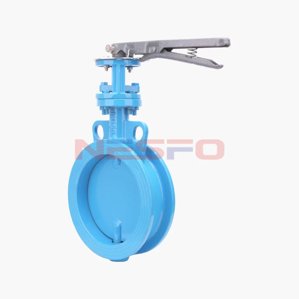 铸钢对夹通风蝶阀 D71W-1C